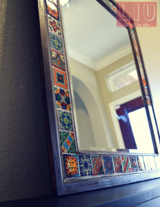 Talavera DIY Mirror Closeup